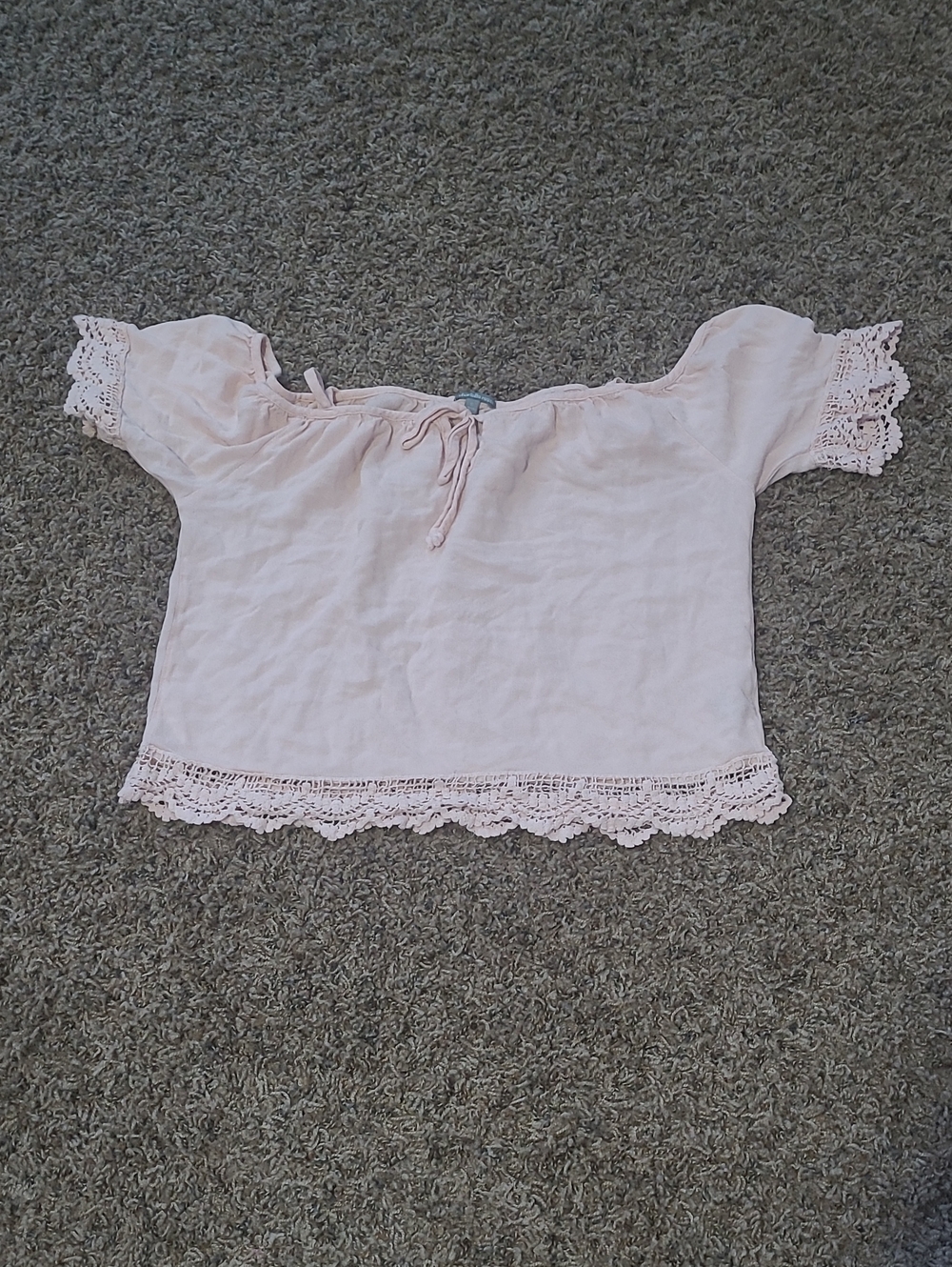 Pink Off Shoulder Top